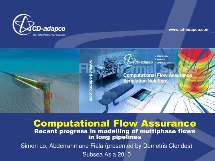 computational flow assurance