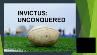 pride of their nation once again.  Mandela encourages the post-apartheid  country to embrace