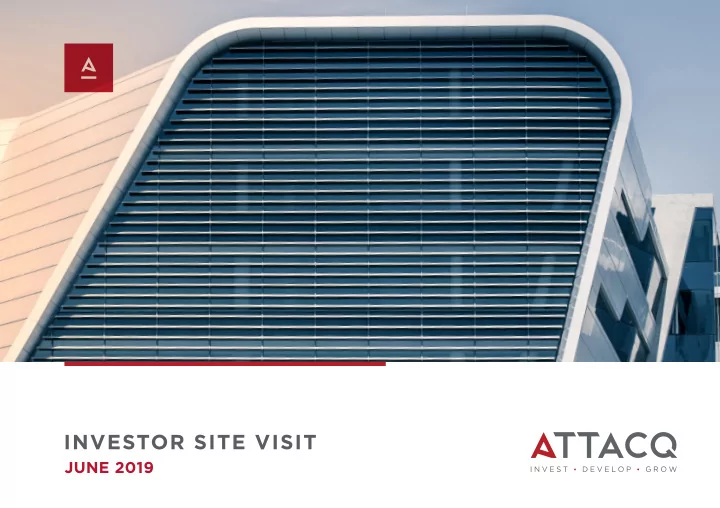 investor site visit