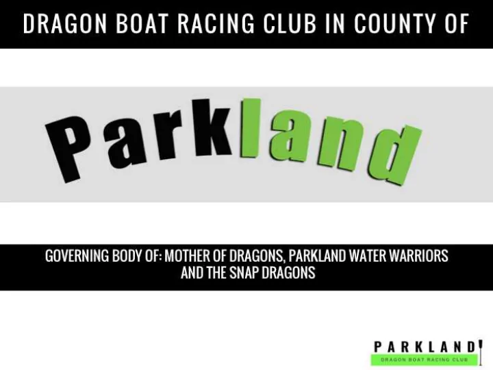 parkland takes gold