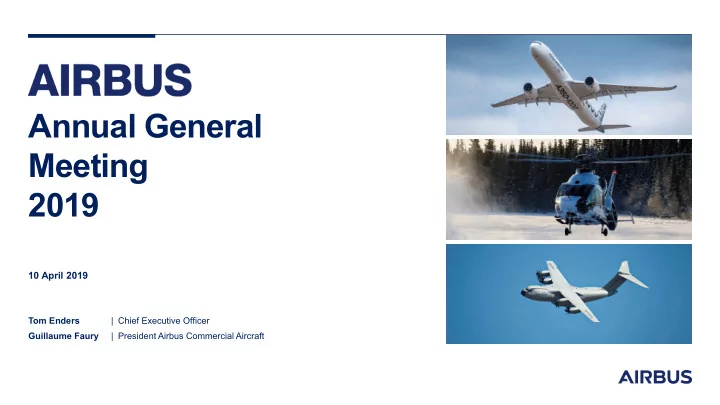 annual general meeting 2019