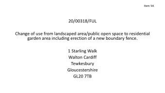 20/00318/FUL  Change of use from landscaped area/public open space to residential  garden area