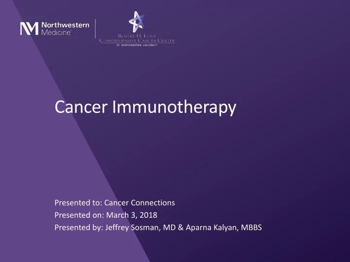 cancer immunotherapy