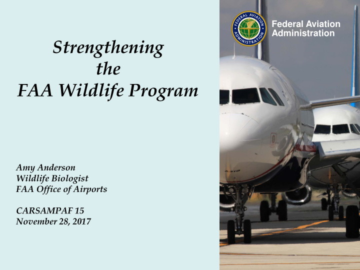 strengthening the faa wildlife program