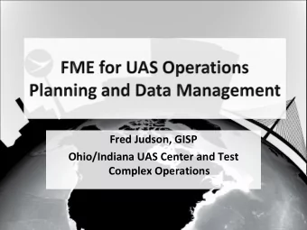 Fred Judson, GISP Ohio/Indiana UAS Center and Test Complex Operations Nearest VOR Nearest VOR FAA