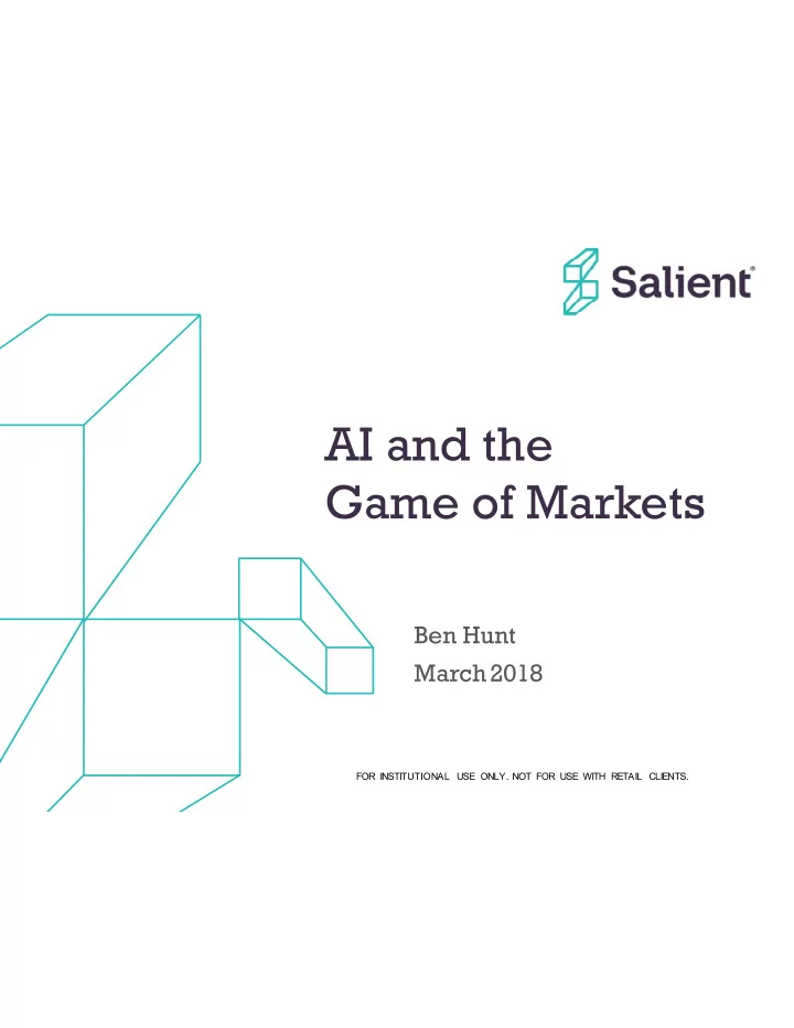 ai and the game of markets