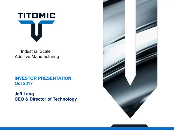 additive manufacturing