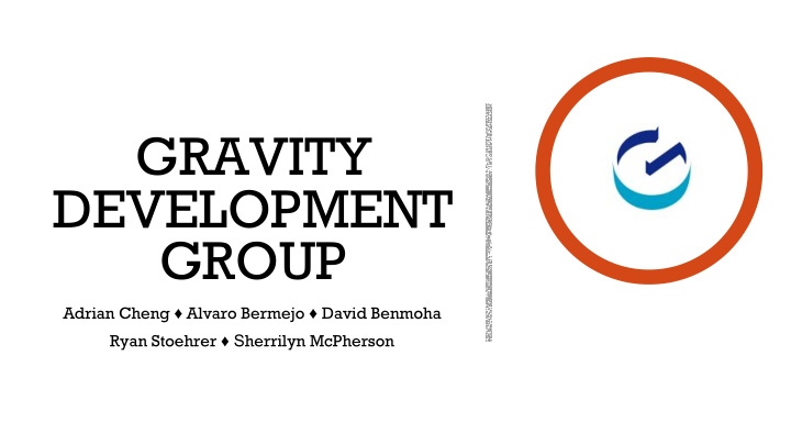 gravity development group
