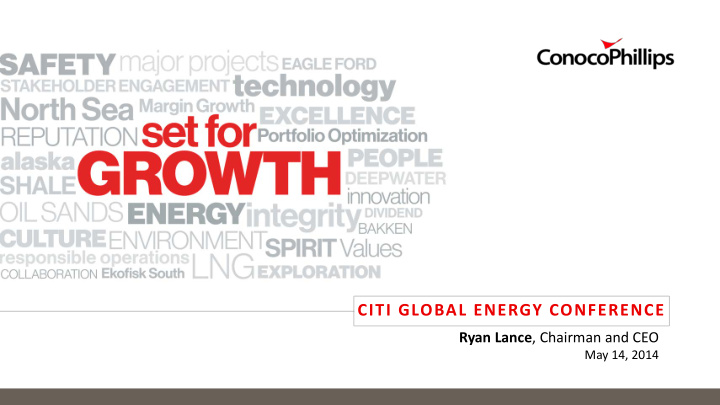 citi global energy conference