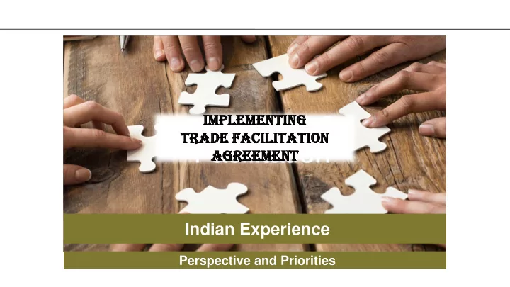 indian experience