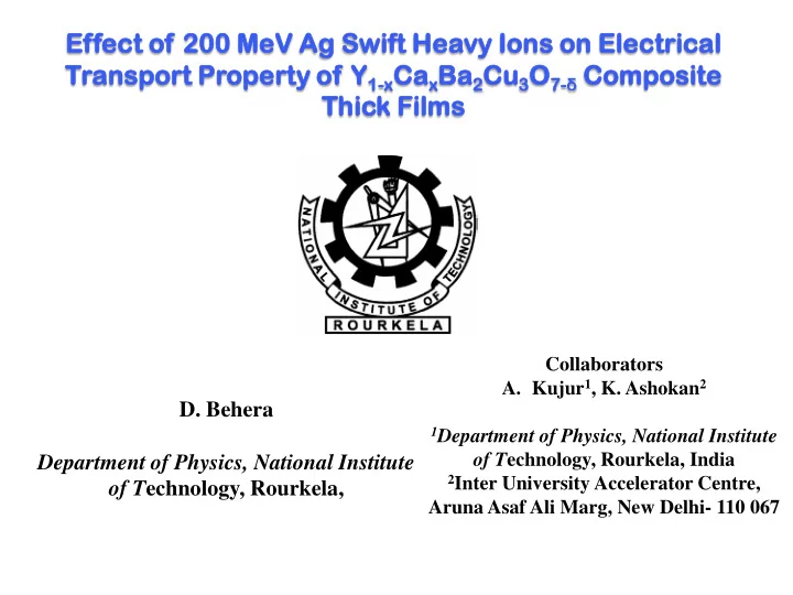 effect of of 200 200 mev ev ag ag swift h hea eavy i ions