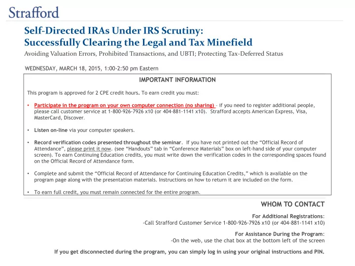 self directed iras under irs scrutiny