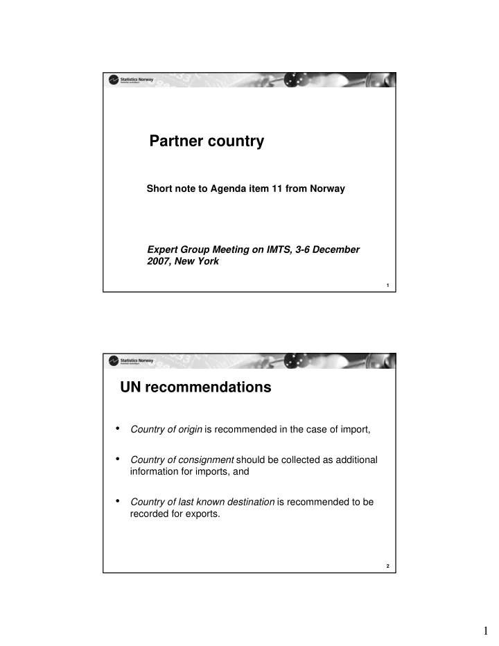 partner country