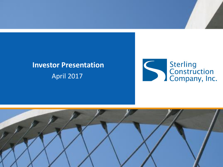 investor presentation