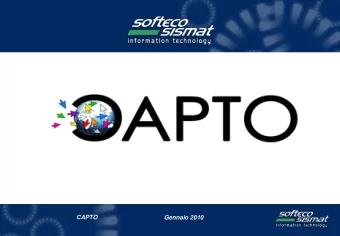 CAPTO  Gennaio 2010  1  The problem to solve    Nowadays information published on internet is