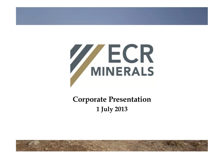 corporate presentation