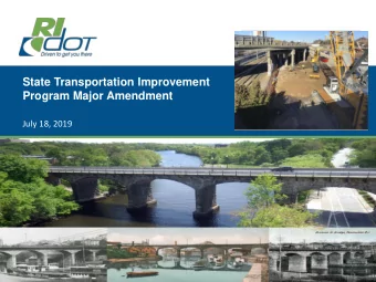 Program Major Amendment  July 18, 2019  Primary Image here  WHAT ARE WE DOING?  2  Implementing