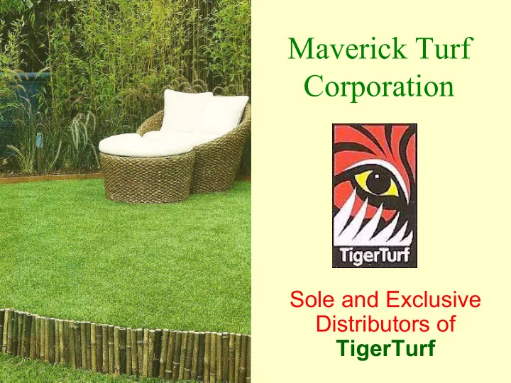 maverick turf corporation