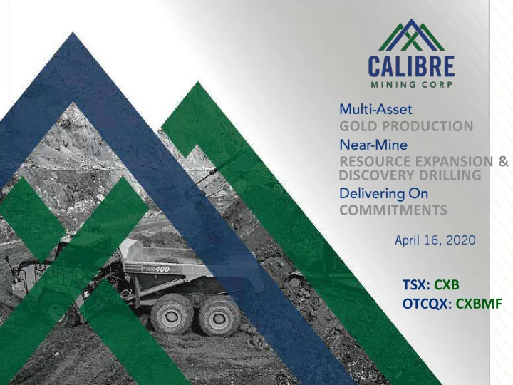 gold production resource expansion discovery drilling