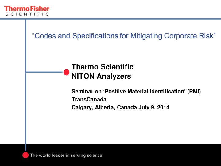 thermo scientific niton analyzers