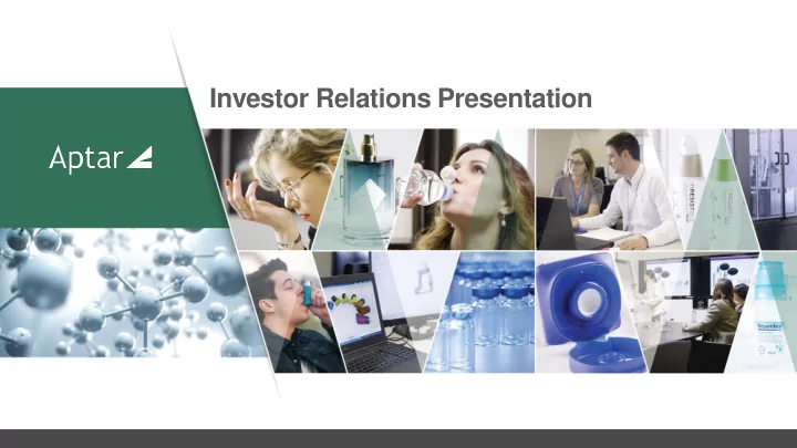 investor relations presentation