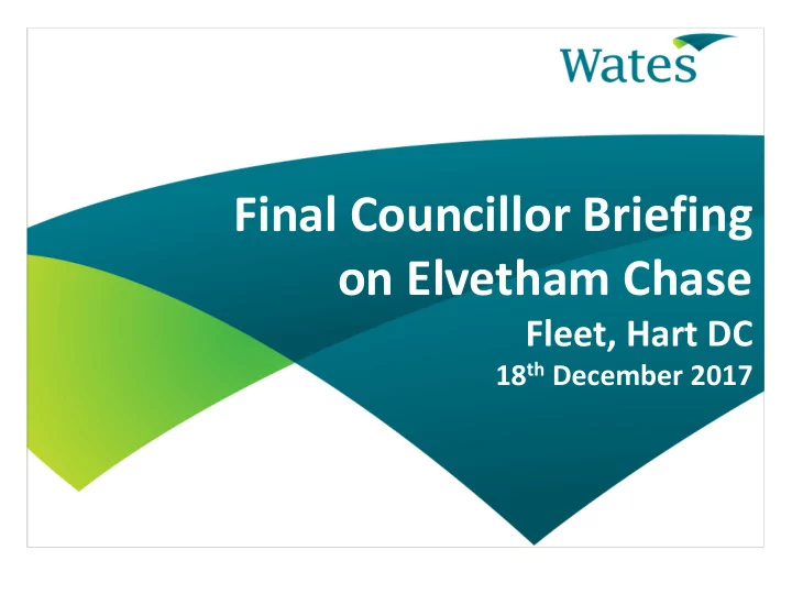 final councillor briefing