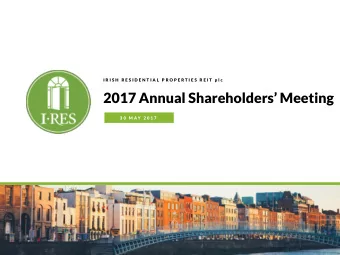 2017 Annual Shareholders Meeting  3 0  M A Y  2 0 1 7  D I S C L A I M E R  Cautionary