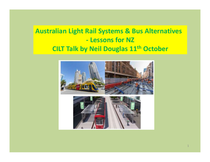 australian light rail systems bus alternatives lessons