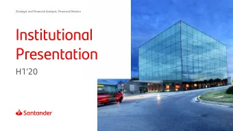 Institutional  Presentation  H120  Index  1  Our business model and strategy  2  Group structure