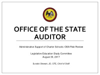office of the state auditor