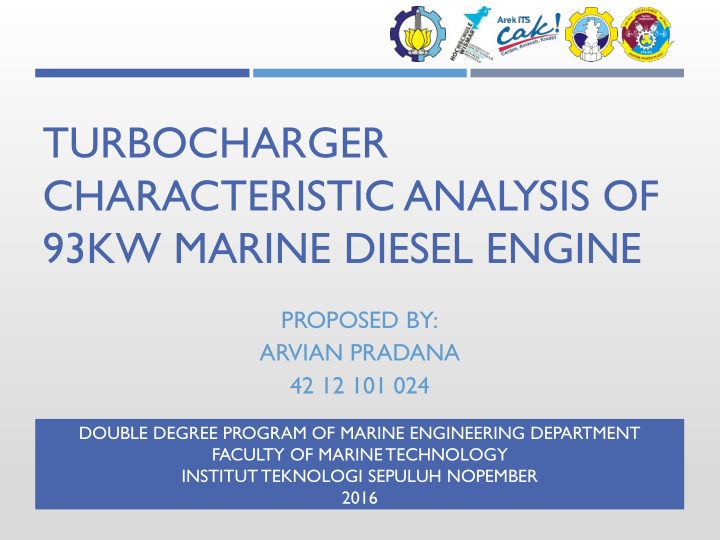 turbocharger characteristic analysis of 93kw marine
