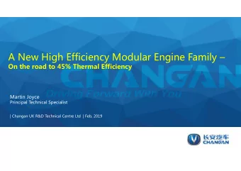 A New High Efficiency Modular Engine Family   On the road to 45% Thermal Efficiency  Martin