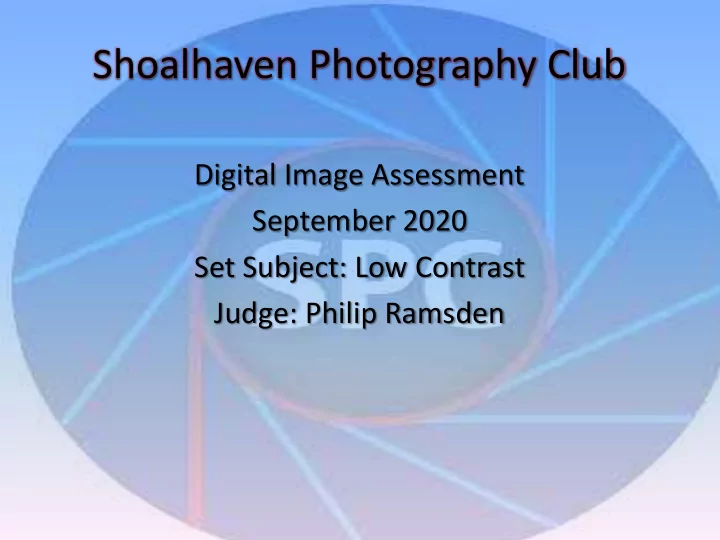 shoalhaven photography club