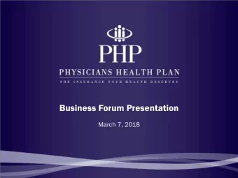 Business Forum Presentation  March 7, 2018  In The Beginning . . . . Headline (Secondary Page)  Add