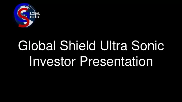 investor presentation