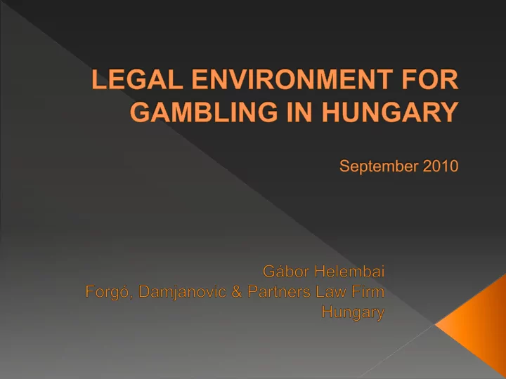 general overview types of gambling activities online