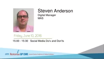 Social  Media  donts  What is social media  Social media is nothing new  Just an extension