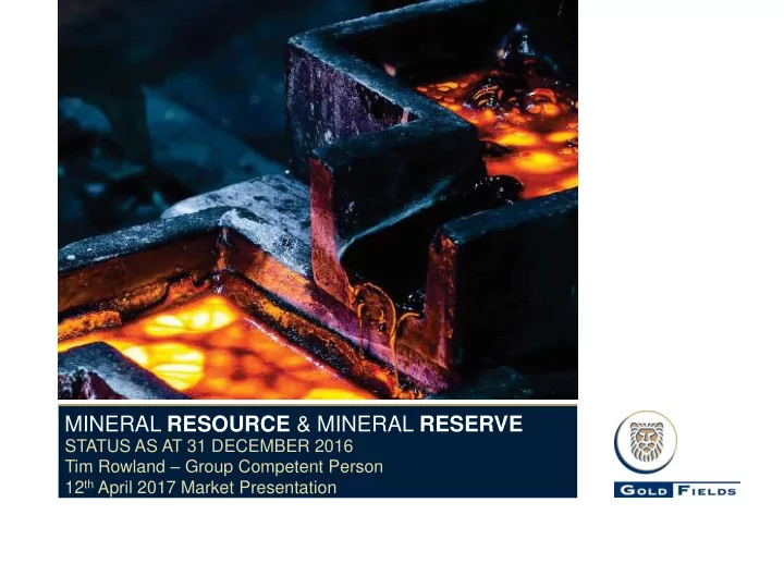 mineral resource mineral reserve