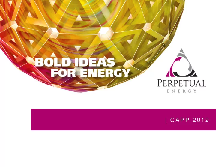 c a p p 2 0 1 2