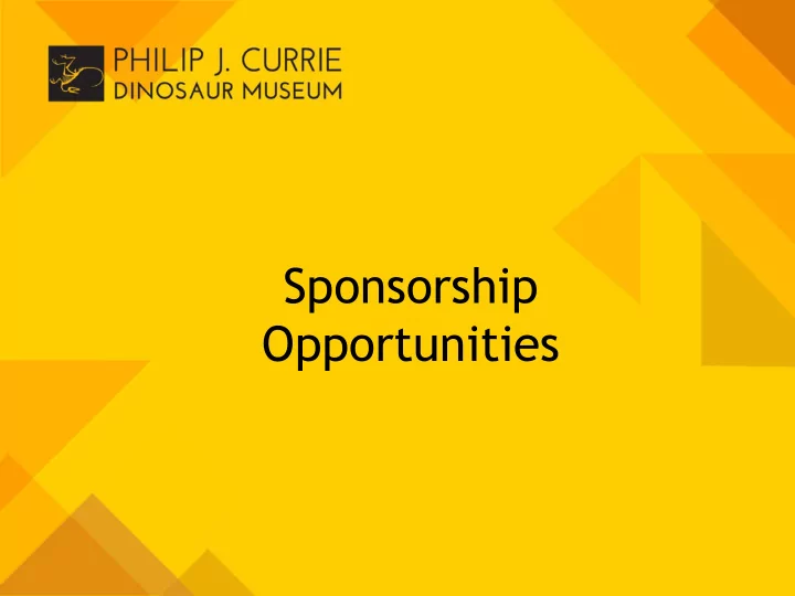 opportunities naming opportunities