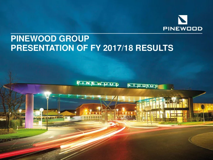 pinewood group