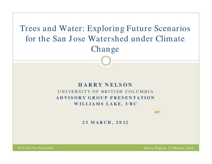 trees and water exploring future scenarios trees and