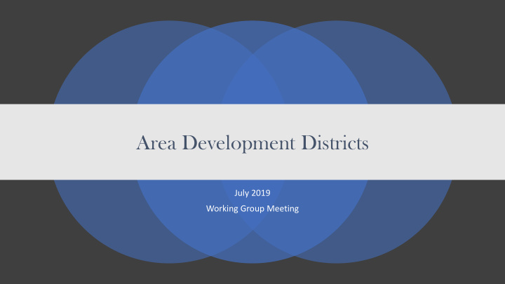area development districts