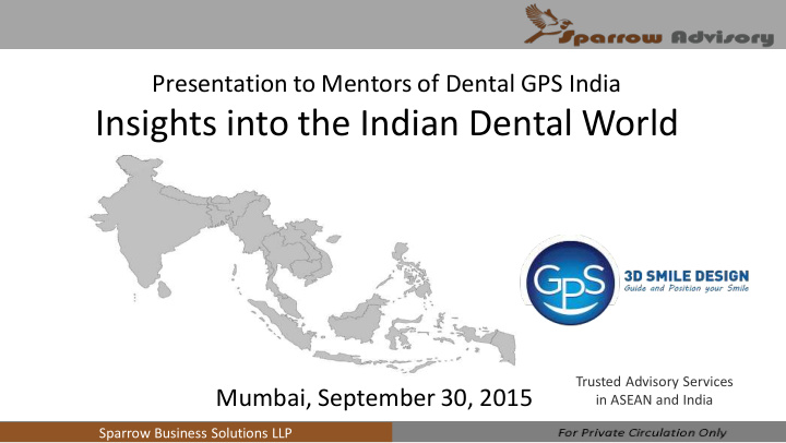 insights into the indian dental world