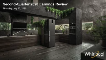 Second-Quarter 2020 Earnings Review  Thursday, July 23, 2020  CAUTIONARY STATEMENT  This document