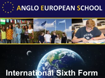 International Sixth Form  On piano:  Lucy Hirata-Smith, Year 10  Who We Are   Co-headship