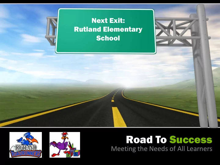 road to success