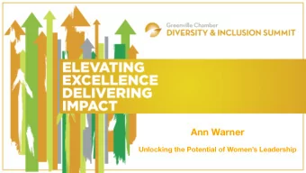 Ann Warner  Unlocking the Potential of Womens Leadership Unlocking the Potential of