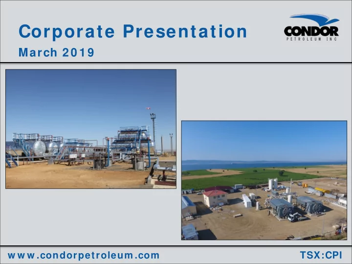 corporate presentation