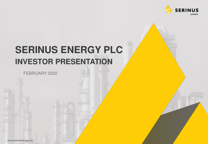 serinus energy plc